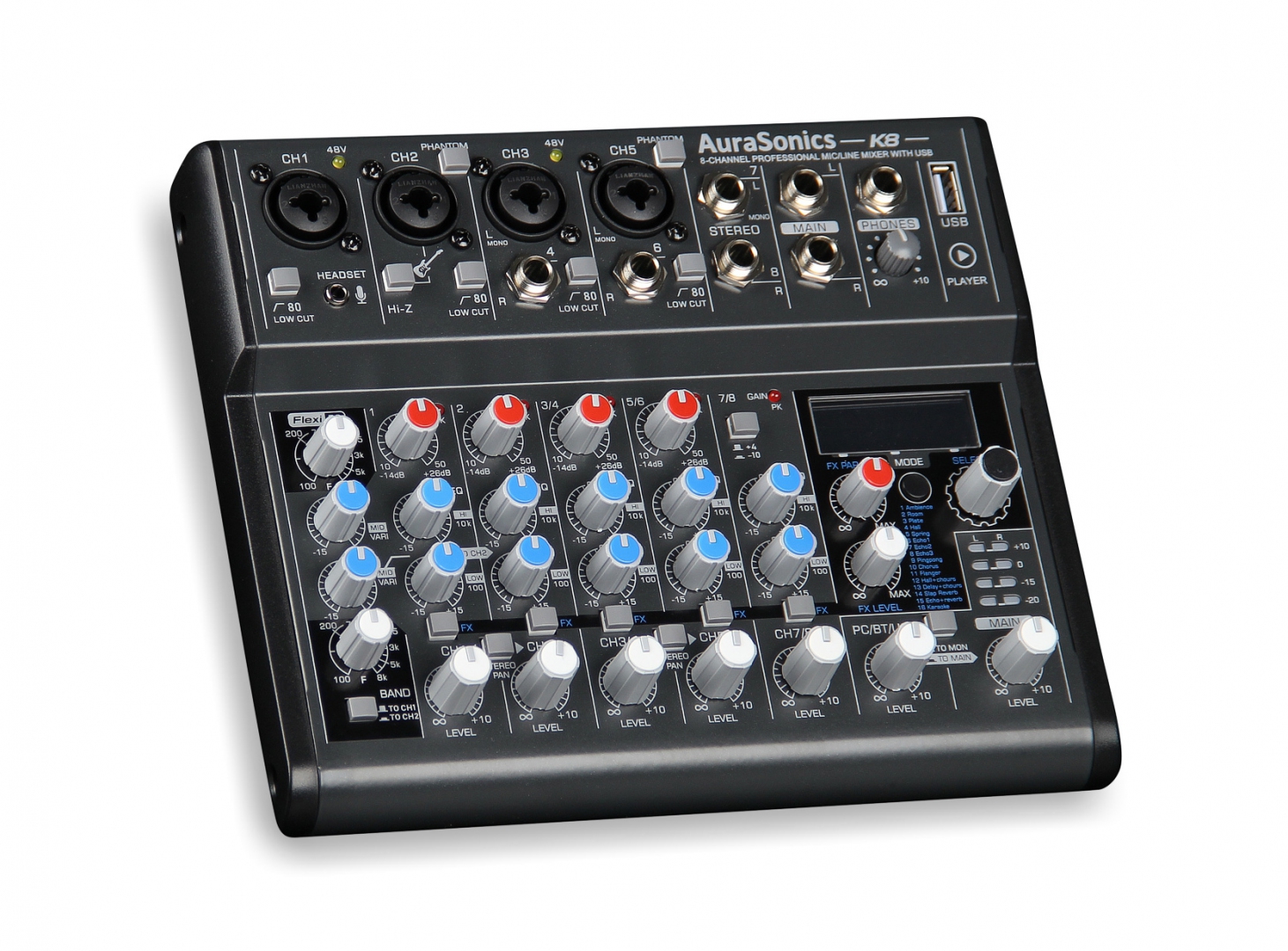 AuraSonics K8 компактный микшерный пульт в Ликино-Дулево