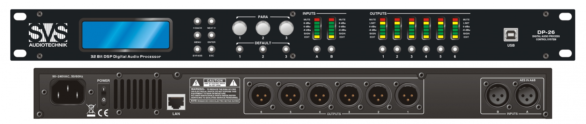 SVS Audiotechnik DP-26 Цифровой процессор: 2 входа 6 выходов в Ликино-Дулево