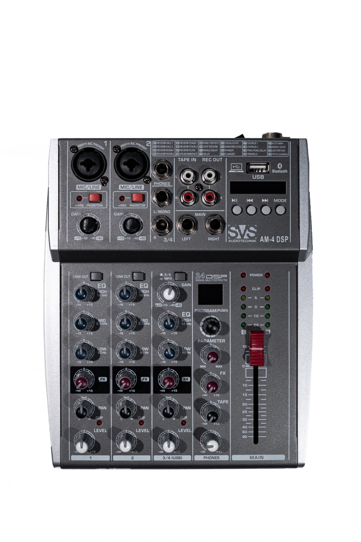 SVS Audiotechnik mixers AM-4 DSP Аналоговый микшерный пульт, 4-канала в Ликино-Дулево