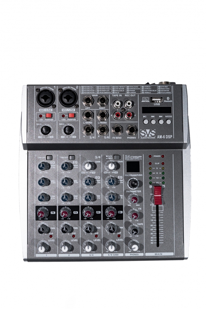 SVS Audiotechnik mixers AM-6 DSP Микшерный пульт аналоговый, 6-канальный SVS Audiotechnik mixers в Ликино-Дулево