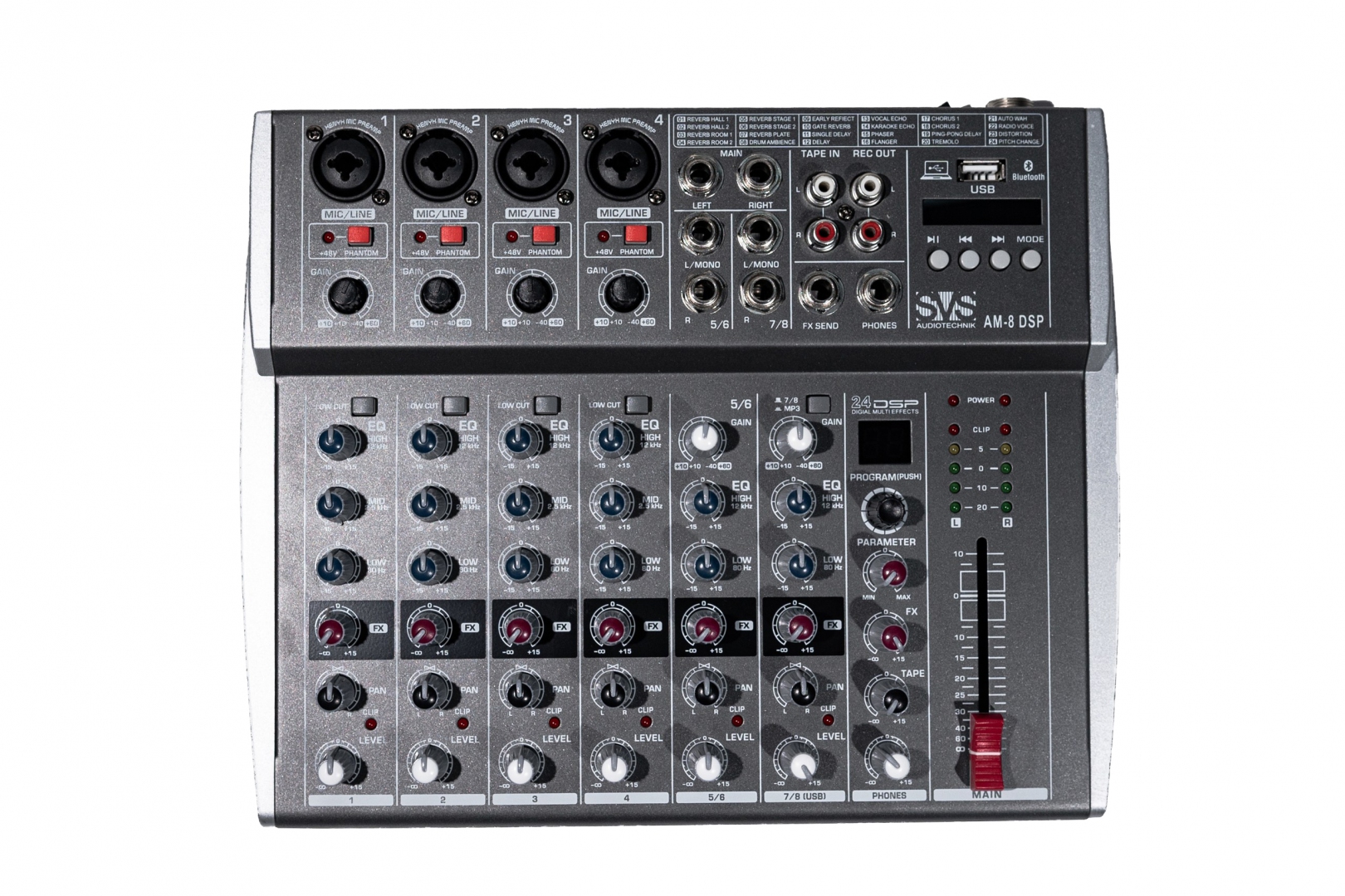 SVS Audiotechnik mixers AM-8 DSP Микшерный пульт аналоговый, 8-канальный в Ликино-Дулево